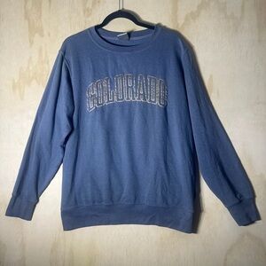 MV Sport Colorado Gray Crewneck Sweatshirt Size Medium